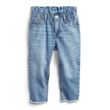 Gap Toddler Girls' Mom Ruffle Waist Medium Denim