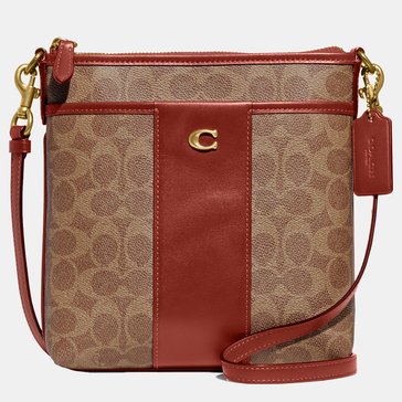 Coach Kitt Signature Colorblock Messenger Crossbod