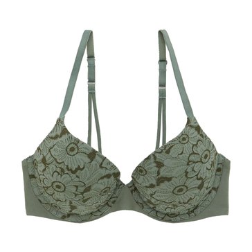 Aerie Women's Real Sunnie Demi Push Up Blossom Lace Bra