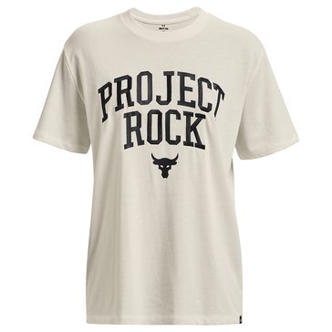 Under Armour Womens Project Rock Heavy Weight Campus Tee