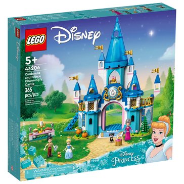 LEGO Disney Cinderella & Prince Charmings Castle  Building Kit (43206)