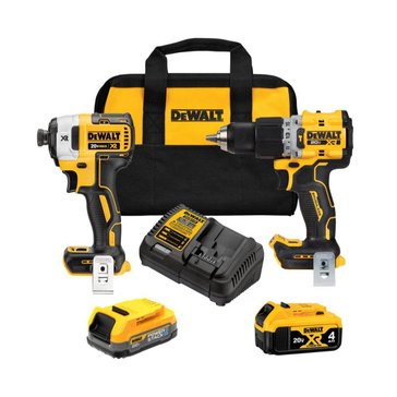 Dewalt 20-Volt Max Xr Brushless 2 Tool Combo Kit