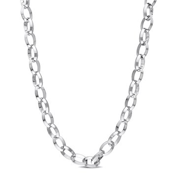 Sofia B. Sterling Silver Rolo Chain Necklace 