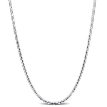 Sofia B. Sterling Silver Herringbone Chain Necklace 