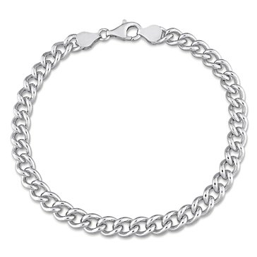 Sofia B. Sterling Silver Curb Link Chain Bracelet 