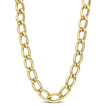 Sofia B. 18K Yellow Gold-Plated Sterling Silver Hollow Link Chain Necklace
