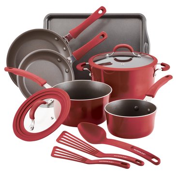 Rachael Ray Cook + Create Aluminum Nonstick 11-Piece Cookware Set