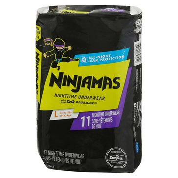 Pampers Ninjamas Nighttime Underwear Boy - Jumbo Pack 11ct