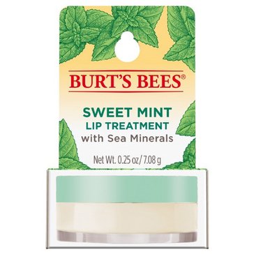 Burts Bees Sweet Mint Lip Treatment and Sea Minerals