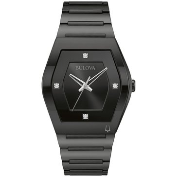 Bulova Men's Gemini Modern Stainless Steel Bracelet Watch