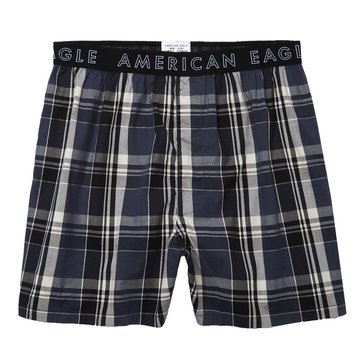 AE Men's  Patrick Plaid Stretch Boxer