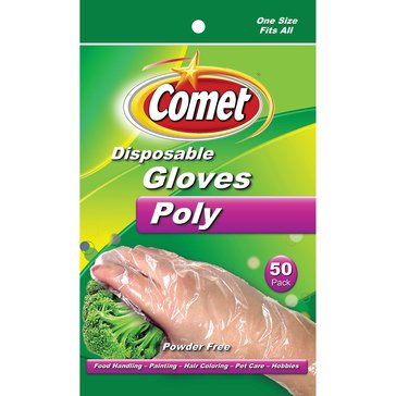 Comet Disposable Poly Gloves