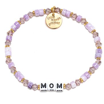 Little Words Project-Mom Beaded Stretch Bracelet