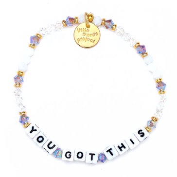 Little Words Project-You Got This Beaded Stretch Bracelet