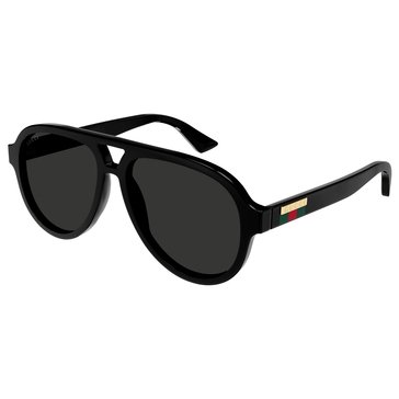 Gucci Men's GG0767S Polarized Navigator Sunglasses