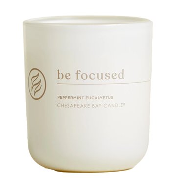 Chesapeake Bay Candle Intentions Collection Be Focused Pepperment Eucalyptus Candle