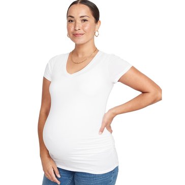 Old Navy Maternity Short Sleeve Everywear Vee Neck Tee