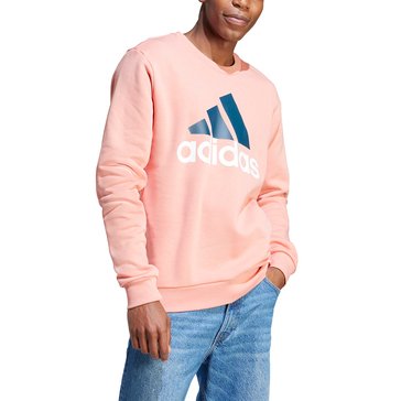 Adidas Men's Big Logo Fleece Crew Sweatshirt