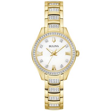 Bulova Women's Crystal Bracelet Watch