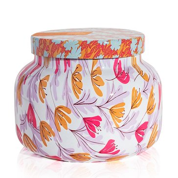 Capri Blue Pattern Play Signature Jar Pineapple Flower Candle