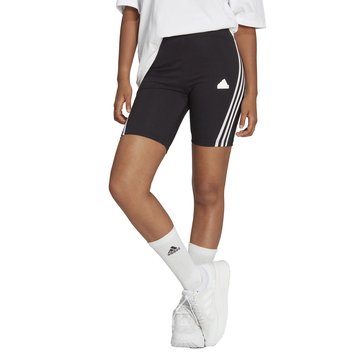 Adidas Women's Single Jersey Three Stripe Biker Shorts
