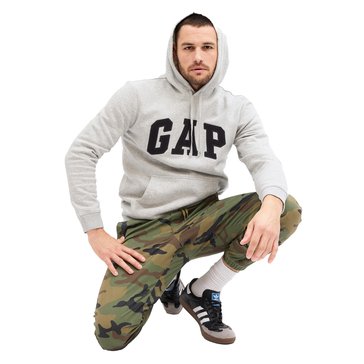 Gap Men's Arch Logo Pullover Fleece Hoodie