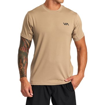 RVCA Men's Sport Vent Knit Short Sleeve Shirt