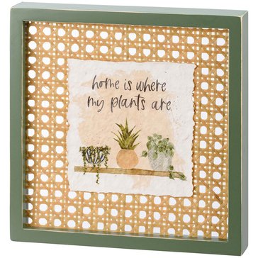 Primitives By Kathy Home Plants Rattan Box Sign
