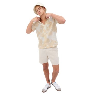 Gap Men's Short Sleeve Linen Cotton Shirt