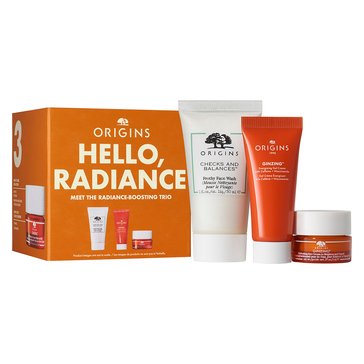 Origins Hello, Radiance Meet the Radiance-Boosting Trio