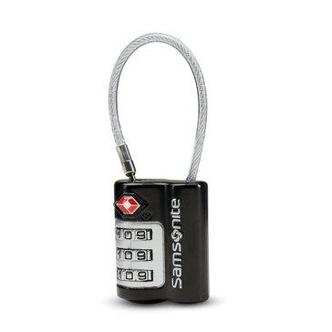 Samsonite 3 Dial Travel Sentry Cable Combo Lock