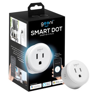 Geeni 10 Amp Single Outlet Smart Wi-Fi Plug - AC/DC Adapter