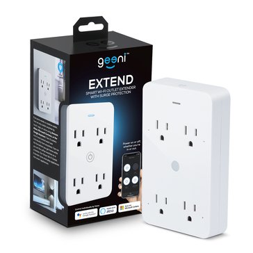 Geeni Extend Smart Wi-Fi 4-Outlet Extender with Surge Protection