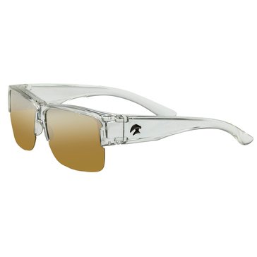 Eagle Eyes Unisex Fiton Mirrored Semi Rimless Polarized Sunglasses