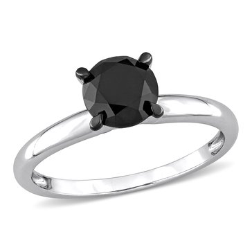 Sofia B. 1 1/2 ct Black Diamond Engagement Ring