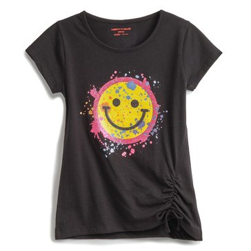 Liberty & Valor Big Girls' Smile Face Tee