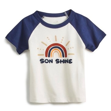 Wanderling Baby Boys' Short Sleeve Son Shine Tee