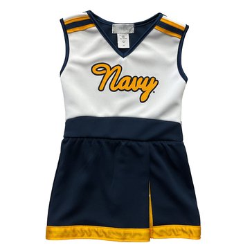 Third Street Sportswear Navy Toddler Cheer Dress