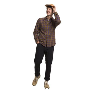 The North Face Men's Arroyo Lightweight Long Sleeve Flannel Small Plaid Shirt