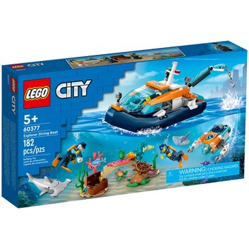 LEGO City Explorer Diving Boat Building Set 60377