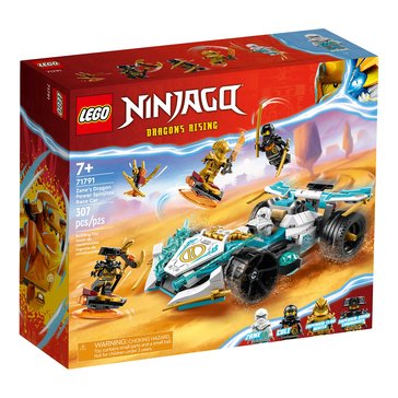 LEGO Ninjago Zanes Dragon Power Spinjitzu Race Car Building Set 71791