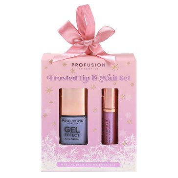 Profusion Cosmetics Frosted Nail Polish and Lip Gloss Set