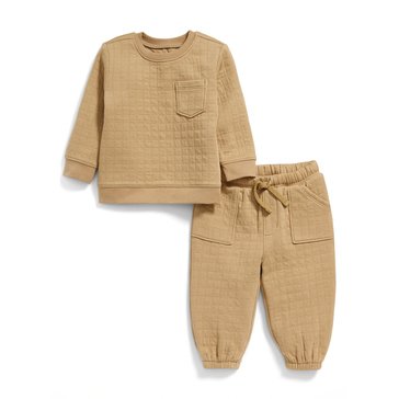 Old Navy Baby Boys Knit Crew 2-Piece Set