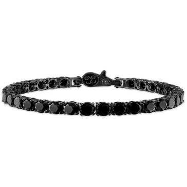 Esquire Men's Jewelry Black Spinel Tennis Bracelet