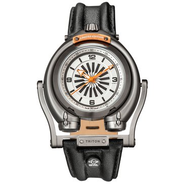 Gevril Men's GV2 Triton Leather Watch