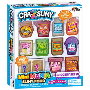 Cra-Z Art Cra-Z-Slimy Mini Mania Slimy Food Set