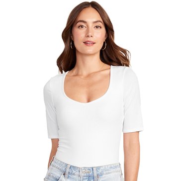 Old Navy Women's Short Sleeve Sweetheart Bodysuit