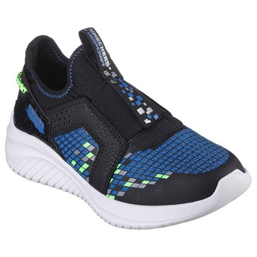 Skechers Kids Little Boys' Megacraft Triple Pointz Slip On Sneaker