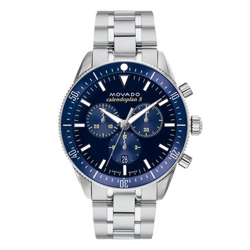 Movado Men's Heritage Calendoplan S Chronograph Bracelet Watch