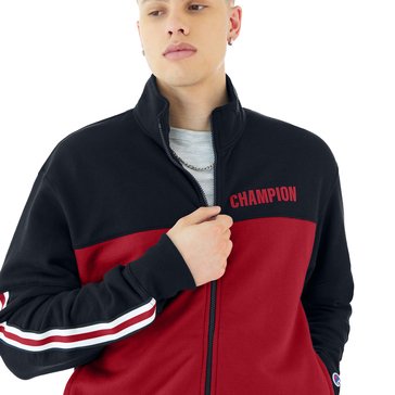 Champion Men's Powerblend Taped Warm Up Jacket 